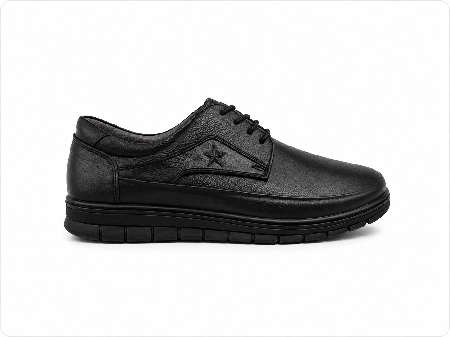 کفش چرم مردانه کلاسیک زیره لاستیک